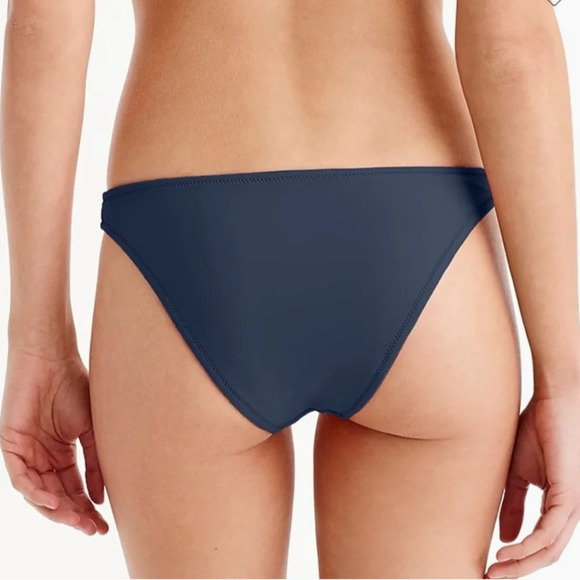 J. Crew Women's 1989 High-leg Bikini Bottom (Black) - Picture 2 of 6